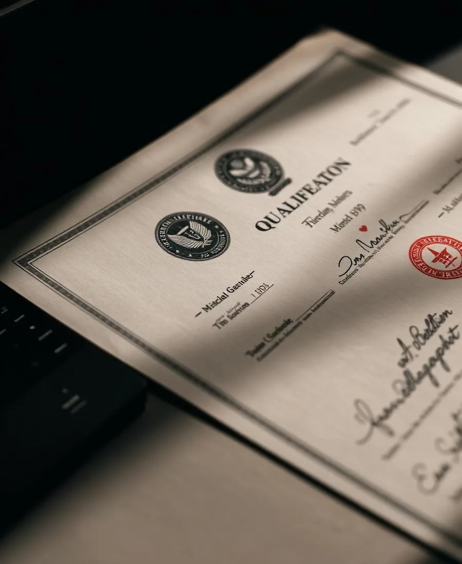 Diploma de calificación Navy SEAL